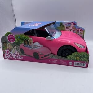 Mattel Barbie Convertible Push Car - Pink/Black (DVX59)